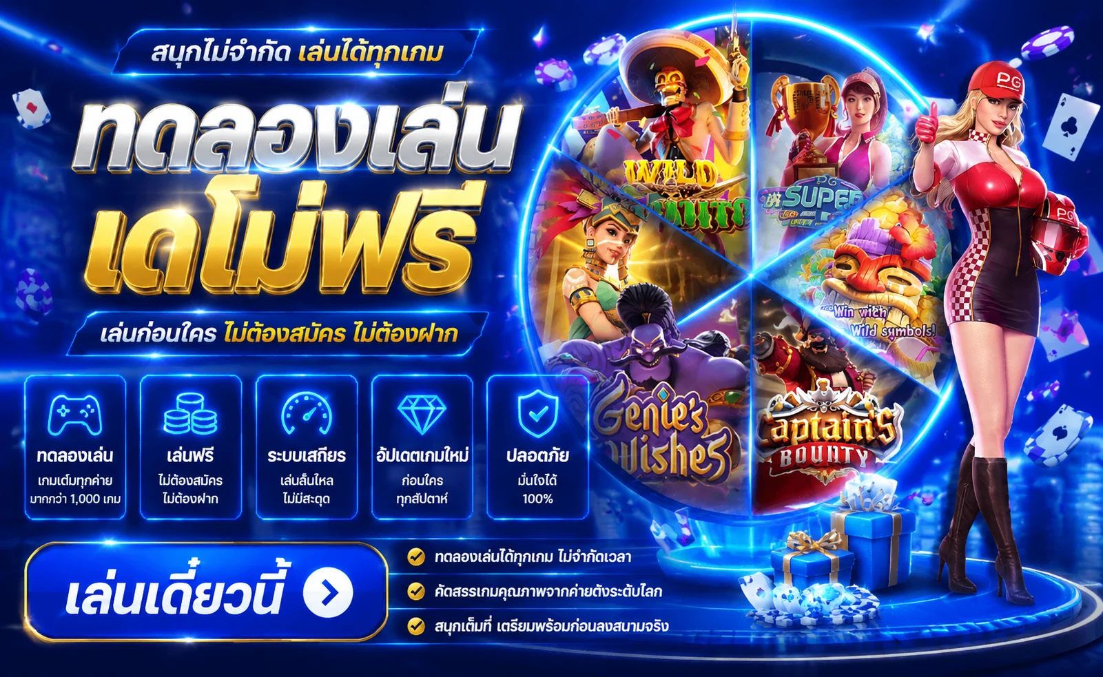 ทดลองเล่นสล็อตฟรี NIKE899 ทุกค่ายเกมดัง
